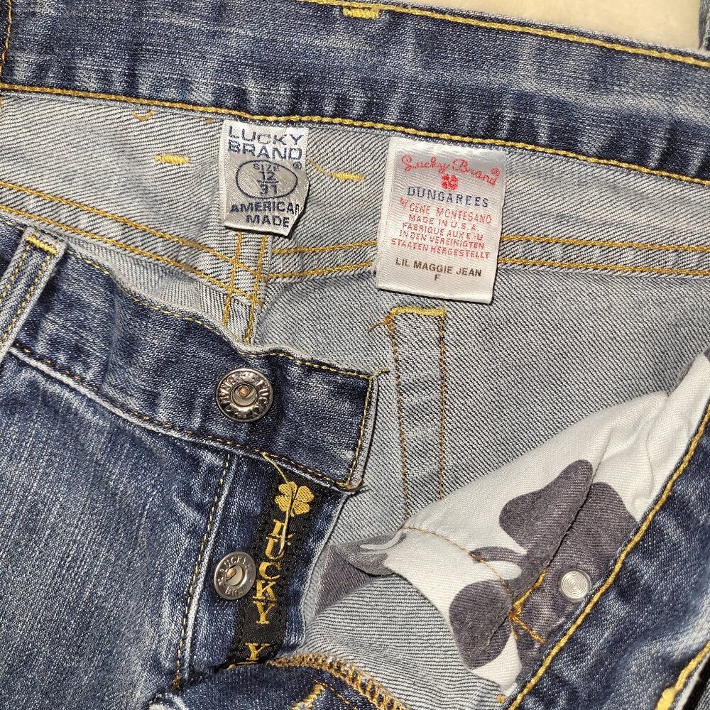 Lucky Brand Lil Maggie Jeans 12/31 Medium Blue Wash
